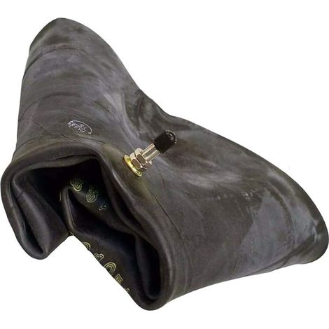 Chambre à air de rechange Premium 23 x 10-11 24 x 10-12 25 x 10-12 25 x 8-10 avec valve droite TR-6 pour pelouse et jardin, VTT, etc.