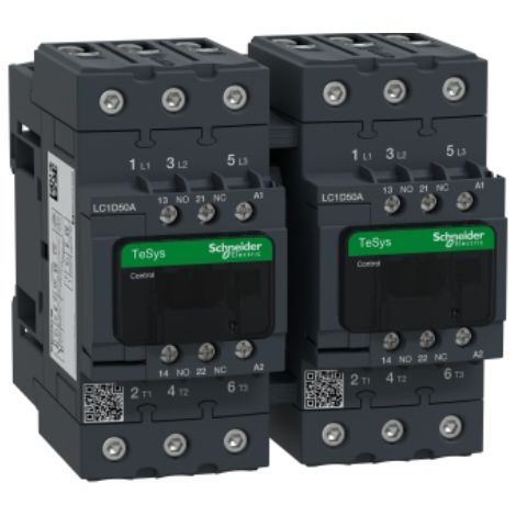 CONT INV EVERLINK 3P AC3 440V 50A BOB 230V CA-50/60HZ - LC2D50AP7 (1/2)