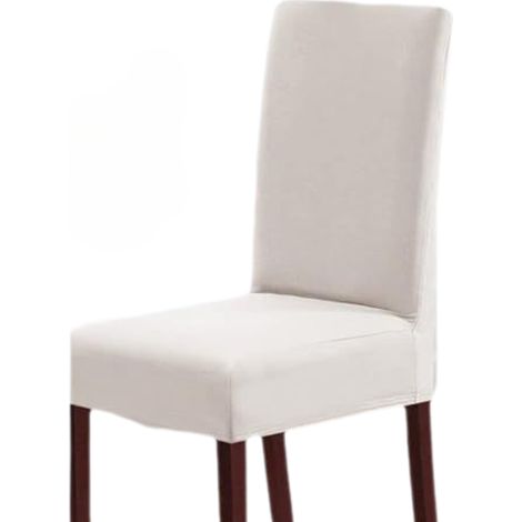 Housse De Chaise - Microsuède Extensible Imperméable - Pour Chaise Parsons - Usage Intérieur Hôtel Banquet Mariage - Lot De 2 (1/5)