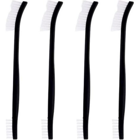 4pcs Brosses Nettoyage Nylon à Double Extrémité, Petites Brosses Nettoyage Multifonctions Brosses Nylon Durables pour Nettoyer Crevasses Brosses Nettoyage Bijoux Vélo Voiture Pommeau Douche (1/4)