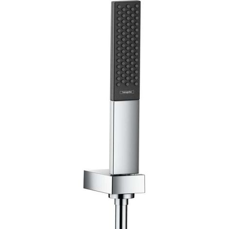 Hansgrohe Rainfinity - Duschkopfset 100, 1jet, mit Stange und Schlauch 1,6 m, verchromt 26856000 (1/4)