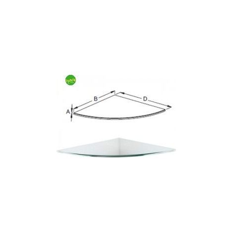 Ripiano Bolis Italia Vitra trasparente 35 x 35 x 0,6 cm