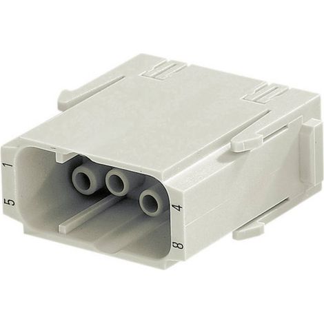 Harting 09 14 008 3001 Inserto maschio Han® C-Modul 8 + PE A crimpare 1 pz. (1/2)