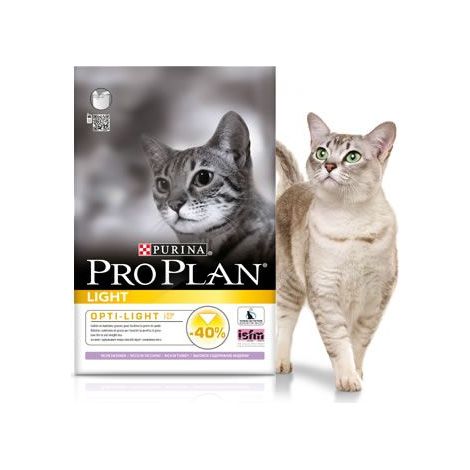 Croquettes Pro Plan OPTILIGHT Dinde : 3 kg (1/3)