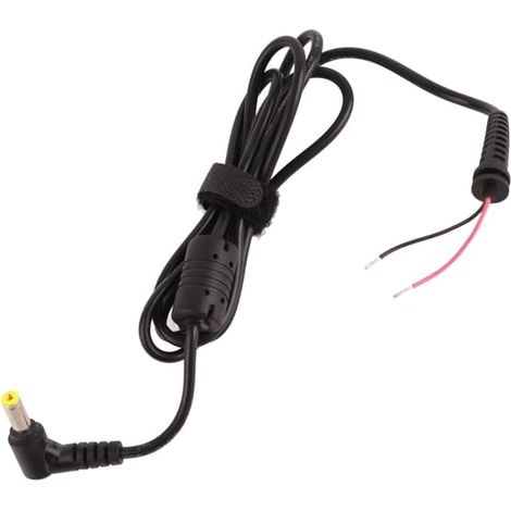 Câble de sortie 5,5 x 2,5 mm, coude anti-interférences, adaptateur secteur CC avec anneau magnétique pour ordinateurs portables Lenovo (1/5)
