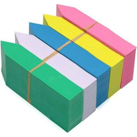 VURAHOME - 500 pièces multicolore en plastique étanche plante étiquettes de graines marqueurs piquets étiquettes réutilisables pour pots de plantes pépinière piquet de jardin (1/5)
