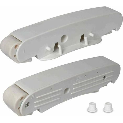 Ensemble de 2 nettoys de piscine avec kit de glissières blanches (1/4)