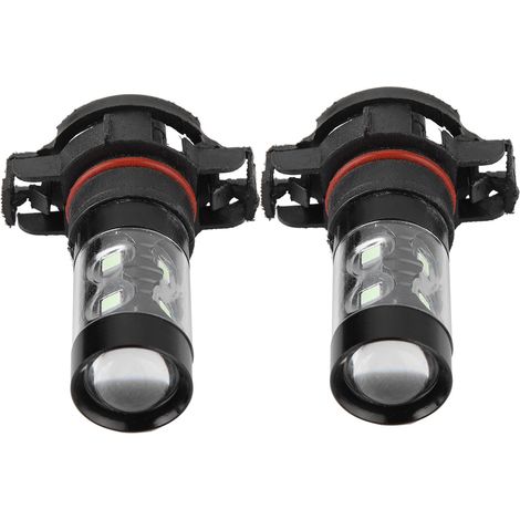 2 ampoules H16 5202 8000K bleu glacier 100W 20 LED kit éclairage auto feux de route antibrouillard (1/3)
