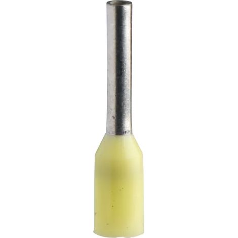 Isolierte unisolierte Kabelendhülse 0,25mm2 gelb (1/2)