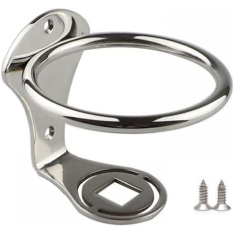 Porte-gobelet mural en acier inoxydable pour voiture, camping-car, bateau, yacht, camion (1/4)