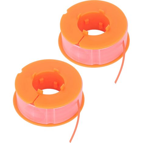 Bobine de tondeuse à gazon en Nylon, accessoires de remplacement adaptés à BOSCH ART 30 30FA Orange, 2 pièces (1/5)