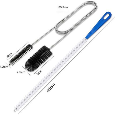 Outil débouchage canalisation - Lot 4 - Brosse double extrémité - Pour évier cuisine salle bain Aucuneary (1/5)