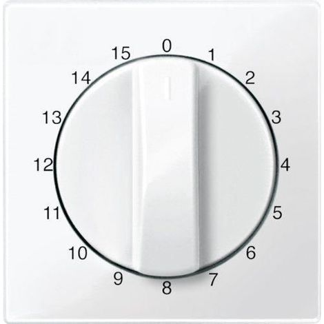 Piastra interruttore Merten 567419 bianco polare lucido resistente