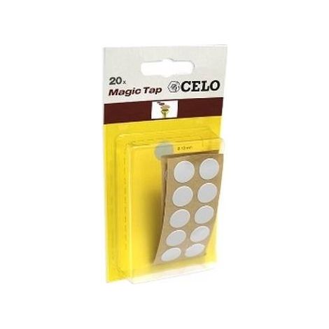 Boîte de 10 Blisters de 20 unités de bouchons adhésifs Ø13mm Couleur Gris (1/4)