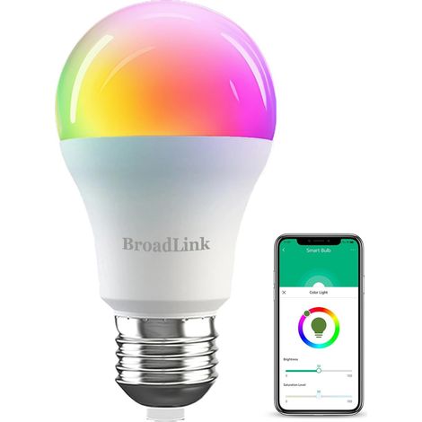 Ampoule Connectée, 10W RGB WiFi LED E27 Couleur, 800lm Dimmable Intelligente, Aucun Hub Requis (1/5)