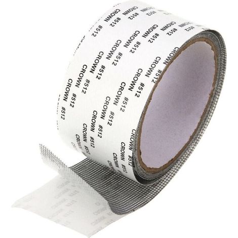 Bande de Réparation pour écran de Fenêtre, 1 Rouleaux Patch Repare Moustiquaire Réparation de Fenêtre ruban de réparation décran auto-adhésif pour réparation de fenêtre et de porte, 50mm20m (1/4)