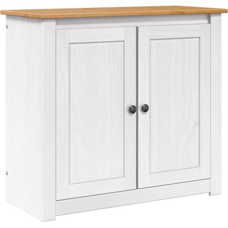 Aquarium Stand PANAMA White and Brown 81 x 36 x 73 cm 250 kg vidaXL
