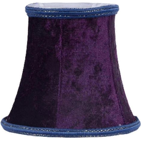 Lampenschirmstoff, Lampenschirmüberzug, Lampenschirmzubehör, Heimdekoration, passend für Wandlampen (Dunkelviolett) (1/5)