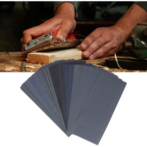 Ensemble de papier de verre 9 x 3,6 pouces, grain 400 à 3000, ensemble de papier de verre à l'eau (1/5)