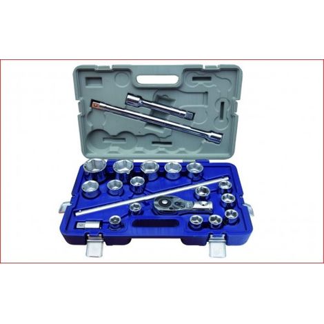 JUEGO VASOS HEXAGONALES 3/4" (19-50MM), 21 PIEZAS - BAHCO