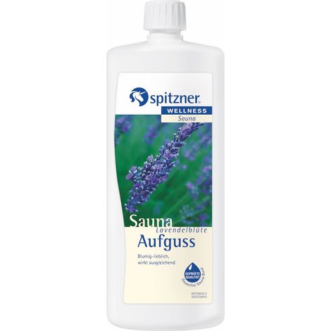 Spitzner Saunaaufguss Lavendelblüte 1 Liter blumig-lieblich Sauna Aufguss