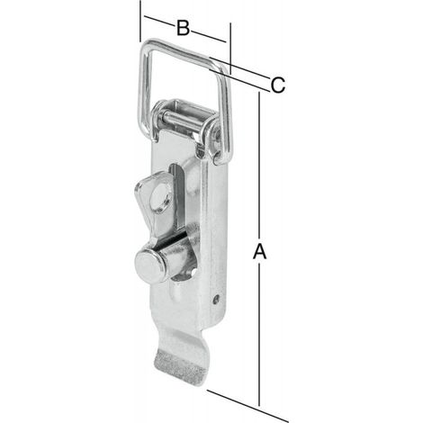 VORMANN  Chiusura  a  leva  H.110  mm  L.37  mm  ACC  con  possibilità  di  piombatura  -  001206105Z (1/2)