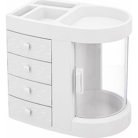 Maquillage Organisateur Boîte, Plastique Maquillage Tiroirs Organisateur Boîte Bijoux Boîte De Rangement Cosmétique Organisateur Boîte pour Chambre Salle De Bains Bureau (1/5)