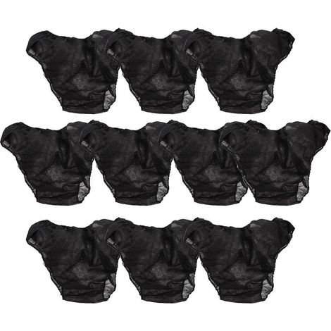 Culottes de spa à usage unique pour femmes, lot de 10 - Portables, pliables et respirantes (1/5)