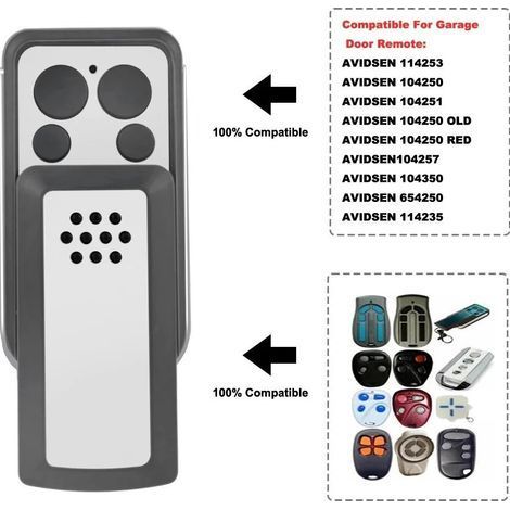 Télécommande et récepteur pour porte de garage, accessoire de commande automatique (1/5)