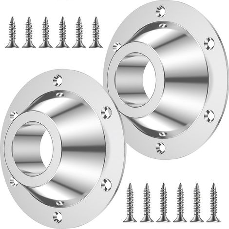 Pied de table en alliage d'aluminium en 2 pièces, base de fixation pour camping-cars, convient aux bateaux, yachts et véhicules de loisirs, 1 ensemble de 1 type. (1/5)