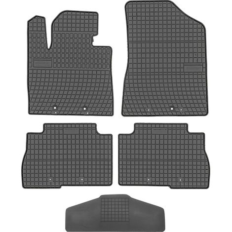 FROGUM ET0434 Fußmatten – BEZUG 200000/1 – Hyundai Santa Fe III 2012–2015/Kia Sorento II Lift 2012–2015 – vorderer AV-Fußraum – eingebaut (1/5)