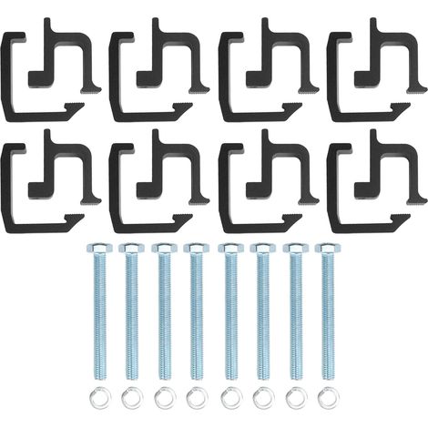 Zoternen Pinces de montage pour capuchon de lit de camion, 16 pièces, Clips de coque de camping-car de remplacement pour Chevy Silverado 1500 2500 3500 noir (1/5)