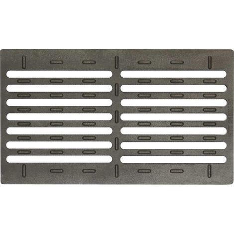 Grille de foyer en fonte 210 x 360 mm – Évacuation des cendres – Compatible poêles et inserts à bois – 5 kg – Pisla