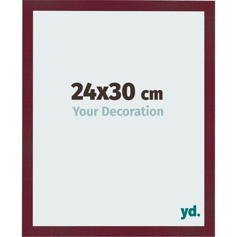 yd. - Cadre photo 24x30 - Vin Rouge Patine - MDF - Bologna (1/5)
