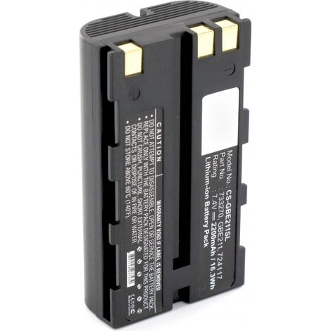 Batería GEB211 de iones de litio de 7.4V para Leica ATX, GRX, Piper