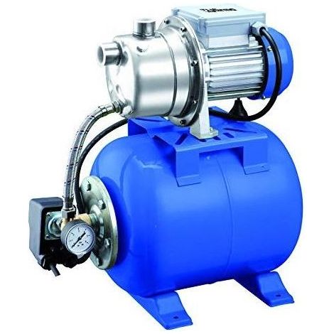 HU-Firma 7567530 Garden HU-800 Elettropompa Periferica con Autoclave 800W 3500 l-h Prevalenza 38 m Attacco 1'' F Testa Inox