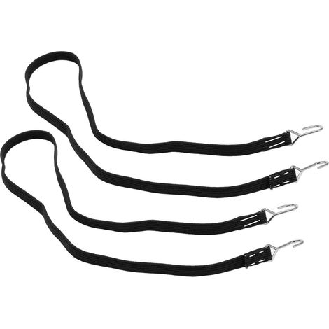2 Pièces Sangles Élastiques RC Nylon pour Attache et Fixation de Tous Modèles de Voitures Télécommandées Noires (1/5)