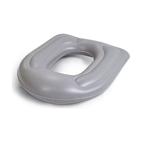 Cojín inflable para asiento de inodoro, cojín elevado con forma de dona, asiento de inodoro ajustable en altura, alivio del dolor de coxis (1/5)