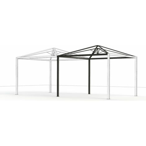 Siena Garden Pergola Basis Erweiterung SCHATTENMANUFAKTUR® COMUNA, 307 x 315 x 301 cm P11809 (1/4)