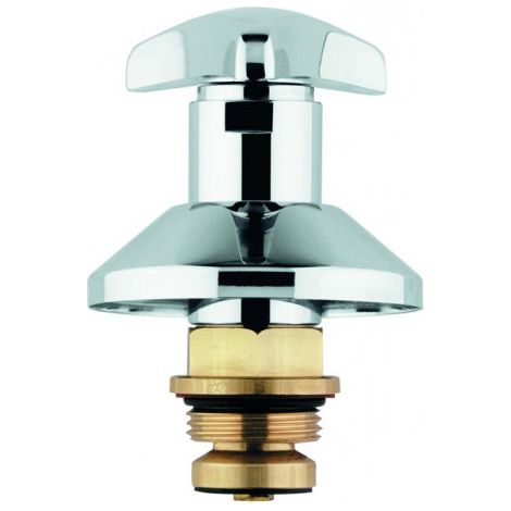 GROHE Tête 11508 pour robinets d'arrêt Trecorn Gr. marquage rouge 1\" chrome, 11508000