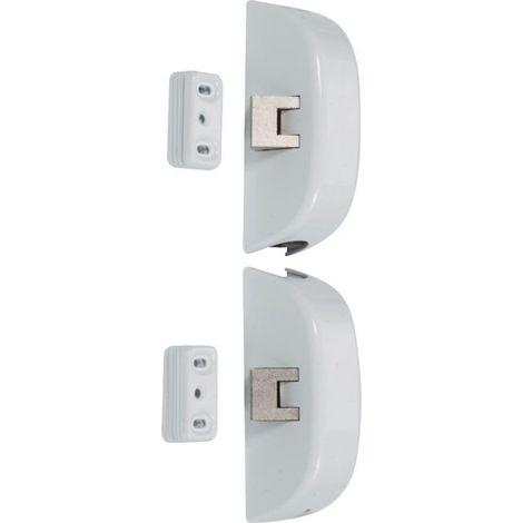 Set di bulloni + viti + riscontri laterali ISEO - Non ignifugo - Bianco - 9410203405