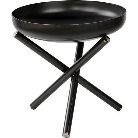 Feuerkorb Feuerschale Pan 11 Garten Feuerstelle 60 70 80 cm Schwarz Feuer E00465-60cm (1/2)