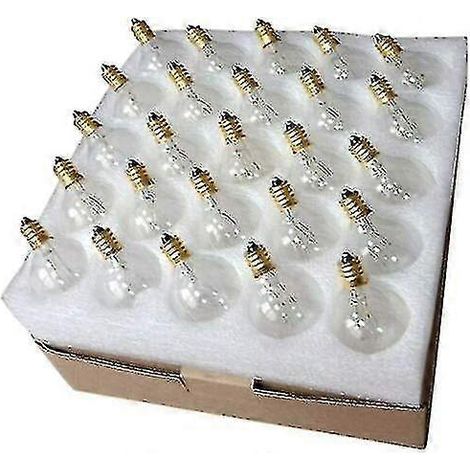 25 ampoules compatibles G40, culot E12, 7 W, guirlande lumineuse