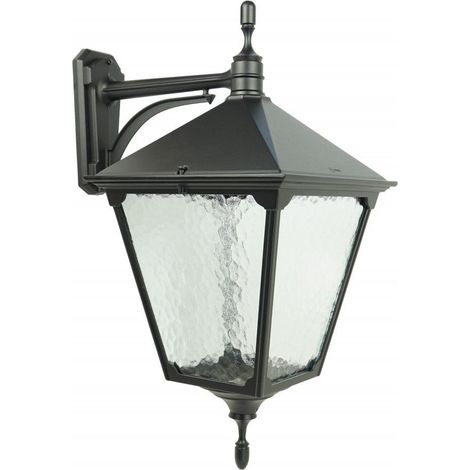Applique esterna Retro classica nera 32 cm E27 IP43 (1/4)