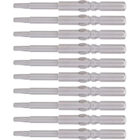 Jeu de 10 embouts tournevis électrique, douilles hexagonales magnétiques, accessoires de rechange en acier trempé (1/5)