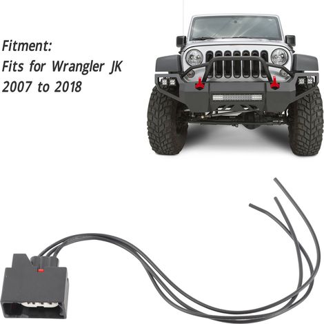 Conector de faro delantero/intermitente 68065016AB - Compatible con Jeep Wrangler JK 2007-2018 - Conector y arnés de repuesto (1/5)