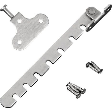 Ecleanfy - Entrebâilleur de Fenêtre à Battant Restricteur de Fenêtre Entrebailleur Fenetre Limiteur Ouverture Fenetre avec Vis pour Régler l\'ouverture de la Fenêtre (1/4)