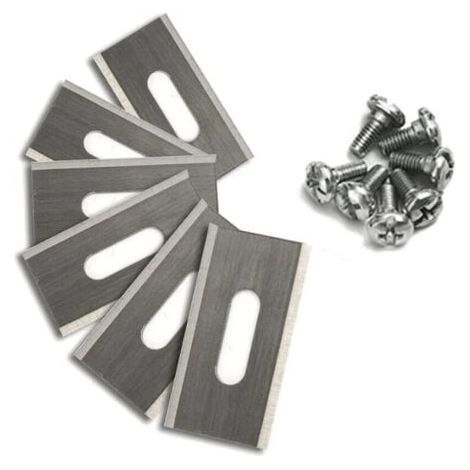 30 cuchillas de repuesto para Husqvarna de acero inoxidable de doble filo (36,5 x 18,5 x 0,65 mm) INHHUB (1/4)