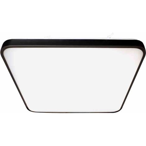 Plafoniera LED Milagro Fabio quadrata 37cm 23W nera (1/5)