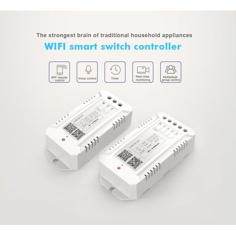 TrAdE Shop Traesio - Dispositivo Ricevitore Wifi Android On Off Smartphone Smart Home 3 Canali - (1/5)